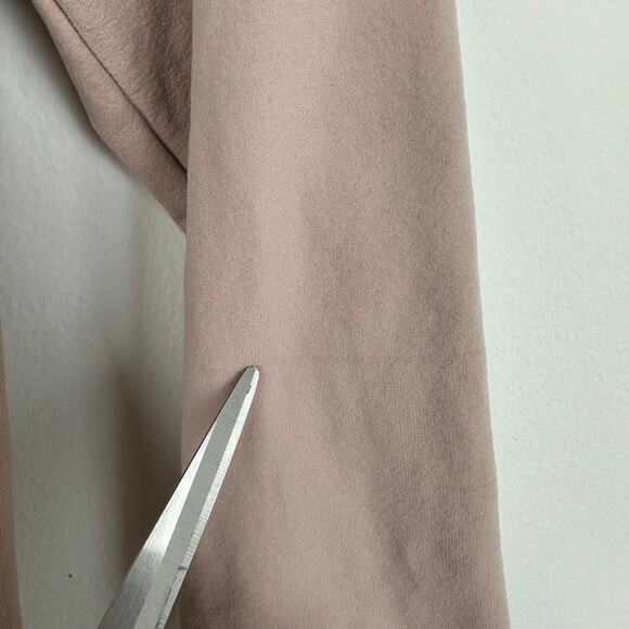 Free People Intimately Womens 3/4 Sleeve Lace Inset Stretch Blush Top Blouse M/L - Picture 7 of 9